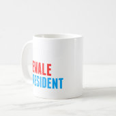 Mug Futures femmes présidentes Filles (Devant gauche)