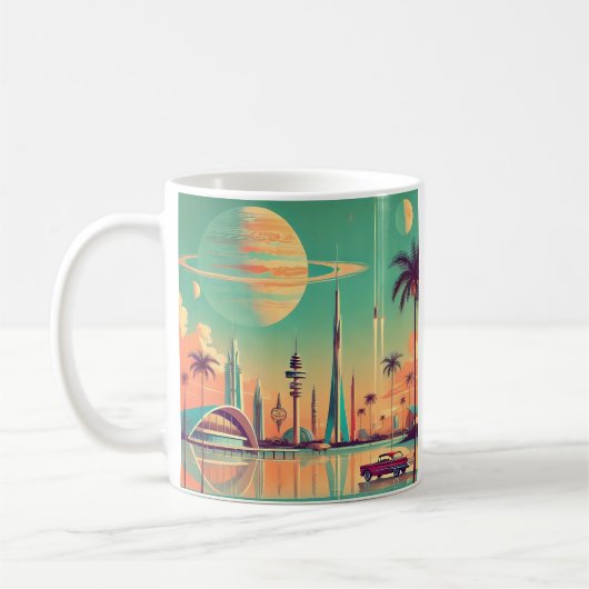 Mug Futuriste Atomique Nouveau Floride (Gauche)