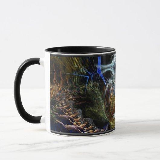 Mug "futuriste" de l'art fractal (Gauche)