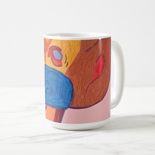 Mug Futuristic Animal Art (Devant droit)