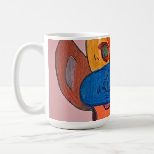 Mug Futuristic Animal Art (Gauche)