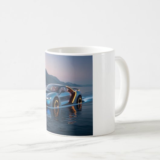 Mug Futuristic Car (Devant droit)