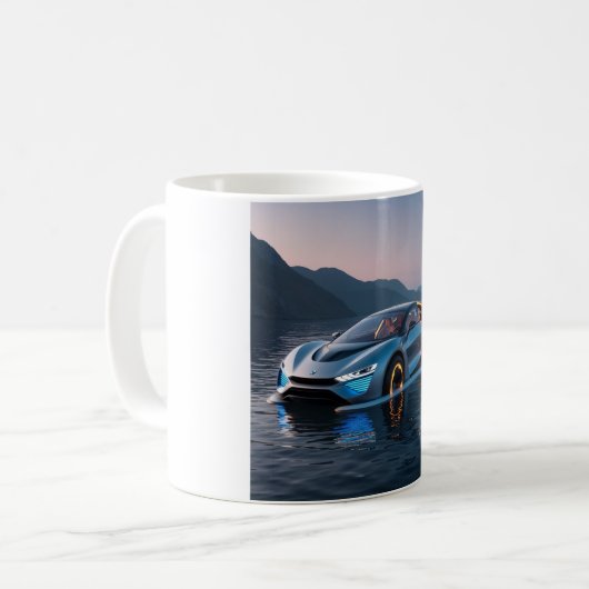 Mug Futuristic Car (Devant gauche)