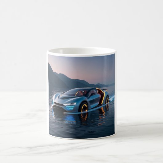 Mug Futuristic Car (Centre)