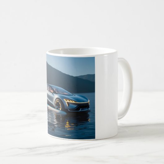 Mug Futuristic Car (Devant droit)