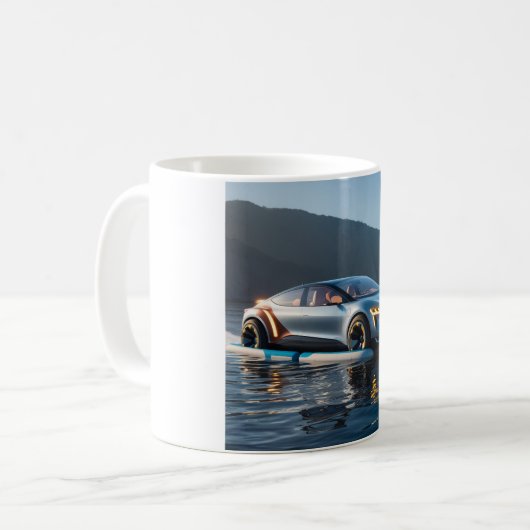 Mug Futuristic Car (Devant gauche)