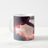 Mug Futuristic platforms in the clouds at twilight (Devant gauche)