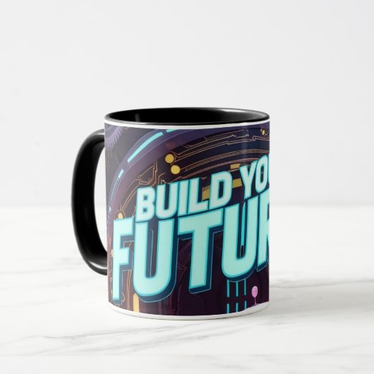 Mug Futuristic Robot and Astronaut Children (Devant gauche)