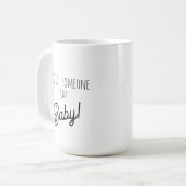 Mug Futurs Parents Faux Dentelle (Devant gauche)