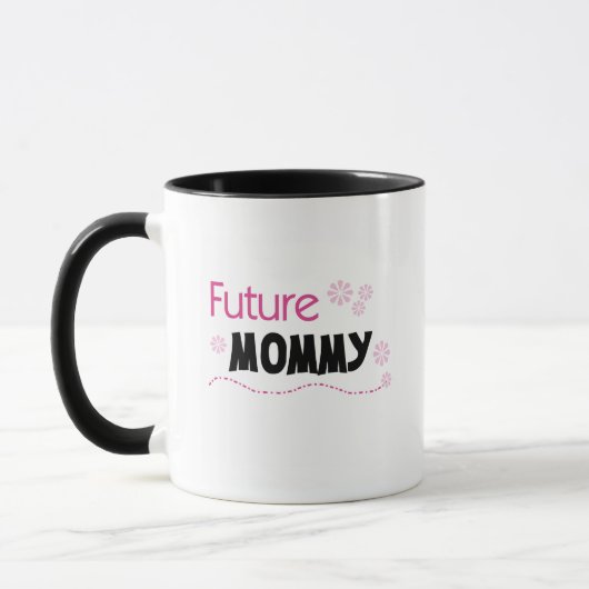 Mug Futurs tee-shirts et cadeaux maman (Gauche)