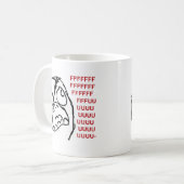 Mug Fuuuu de fuuu de type de rage (Devant gauche)