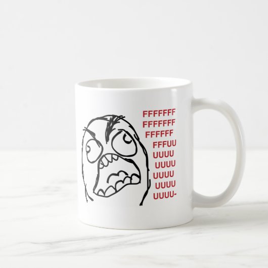 Mug Fuuuu de fuuu de type de rage (Droite)