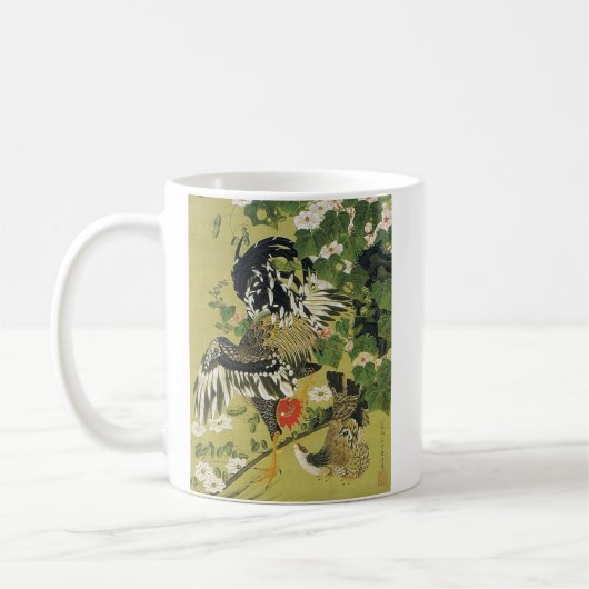 Mug Fuyo Soukeizu Peinture d'Ito Jakuchu (Gauche)