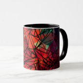 Mug FuzzyFoxArt, polygone (Devant droit)