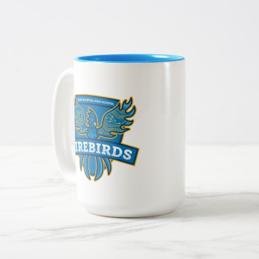 Mug FVHS (bleu) (Devant gauche)
