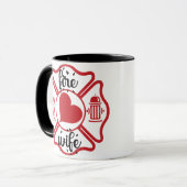Mug FW17 | Femme pompière (Devant gauche)