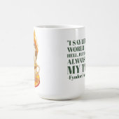 Mug Fyodor Dostoevsky, citation de thé (Centre)