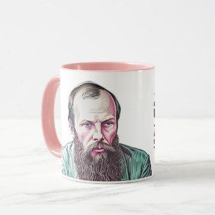 Mug Fyodor Dostoyevsky cite la crise existentielle