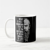 Mug Fyodor Dostoyevsky Portrait & Citation Inspira (Gauche)