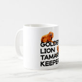 Mug G est pour Golden Lion Tamarin Keeper (Devant gauche)