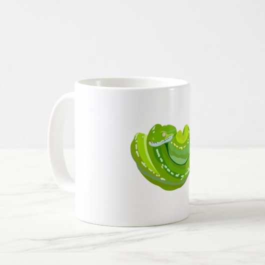Mug G est pour Green Tree Python (Devant gauche)