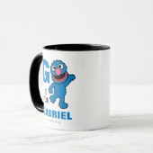 Mug G est pour Grover | Ajouter Votre Nom (Devant gauche)