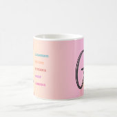 Mug "G" initial (11oz) (Centre)