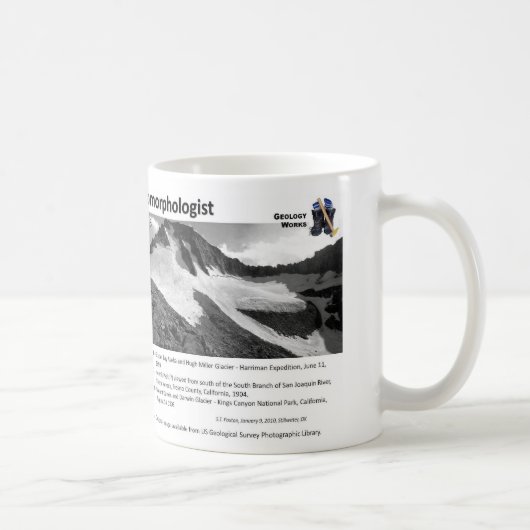 Mug G K Gilbert I - lancement du Geomorphologist (Droite)