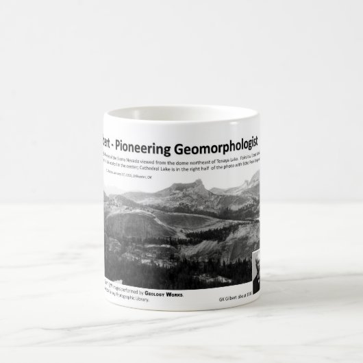 Mug G K Gilbert III - lancement du Geomorphologist (Centre)