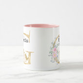 Mug G lettre nom personnalisé monogramme avec poney (Centre)