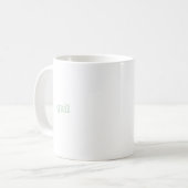 Mug G Monogramme floral initial (Devant gauche)