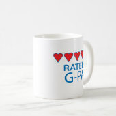 Mug G-Pa à cinq coeurs (Devant droit)