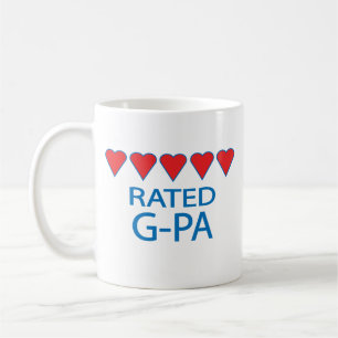 Mug G-Pa à cinq coeurs