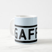 Mug Gaffer, Anglais En Arlang Pour Boss Mug, Entraîneu (Devant gauche)