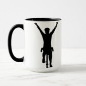 Mug Gagnant de cycliste (Gauche)