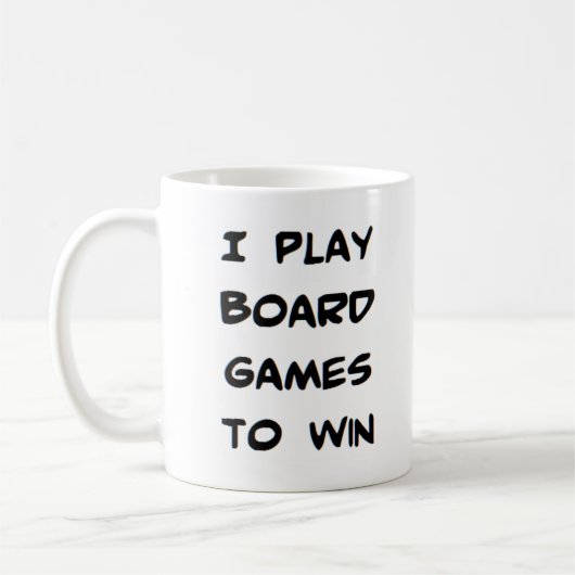 Mug gagnant de jeu de société (Gauche)