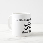 Mug Gagnant de récompense de plainte (Devant gauche)