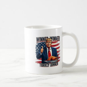 Mug Gagnant Dîner Turquie Dîner Drôle Trump Thanksgivi
