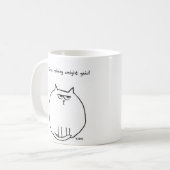 Mug Gain de poids de vacances - Chat en colère est mai (Devant gauche)