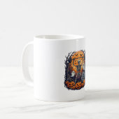 Mug Gains de cour de graveyard squelette soulevant hal (Devant gauche)