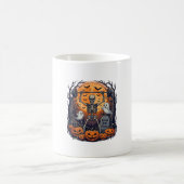 Mug Gains de cour de graveyard squelette soulevant hal (Centre)