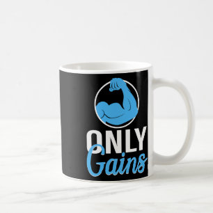 Mug Gains Seulement Gains Gym Entraînement Bodybuildin
