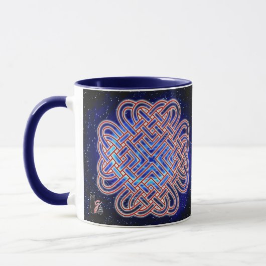 Mug Galactic celtic love knot (Gauche)