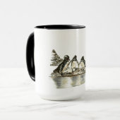 Mug Galapagos en voie de disparition Pingouins Couleur (Devant gauche)