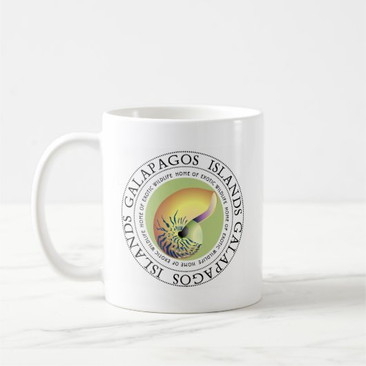 Mug Galapagos Nautilus Shell (Gauche)