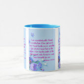 Mug Galates 2:20 KJV Bible Écriture Pic Deux Tons (Centre)