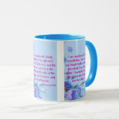 Mug Galates 2:20 KJV Bible Écriture Pic Deux Tons (Devant droit)