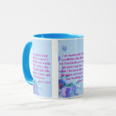 Mug Galates 2:20 KJV Bible Écriture Pic Deux Tons (Devant gauche)