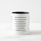 Mug Galates 3:13 KJV Bible Verse Deux Tons (Centre)