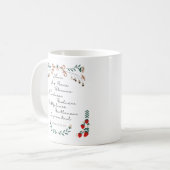 Mug Galates 5:22-23 Fruit de l'Esprit (Devant gauche)